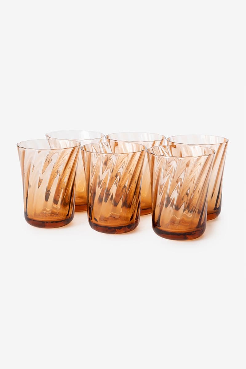 Bruine Waterglazen Scallop