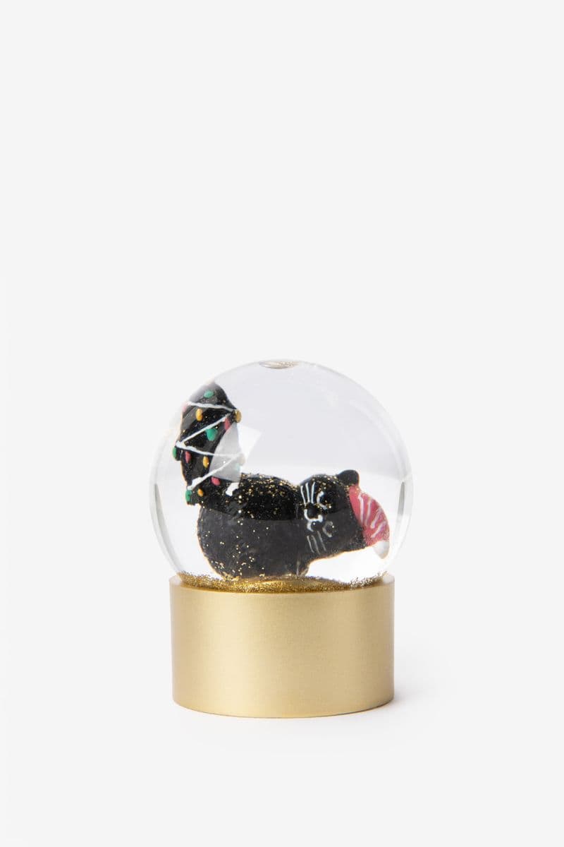 Boule À Neige Avec Chaton Empętré