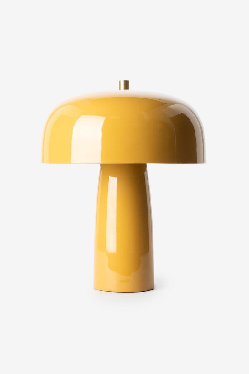 Lampe À Poser Coupole - Jaune