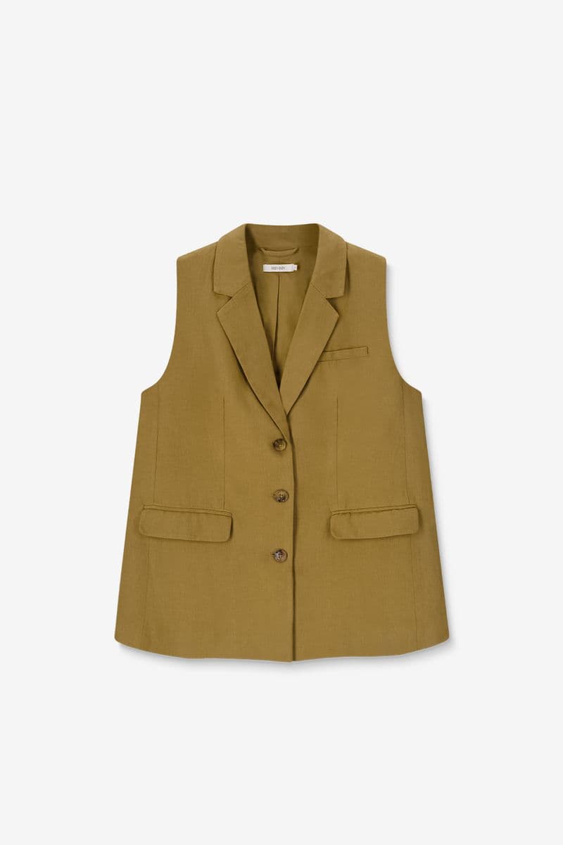Lichtgroen Gilet