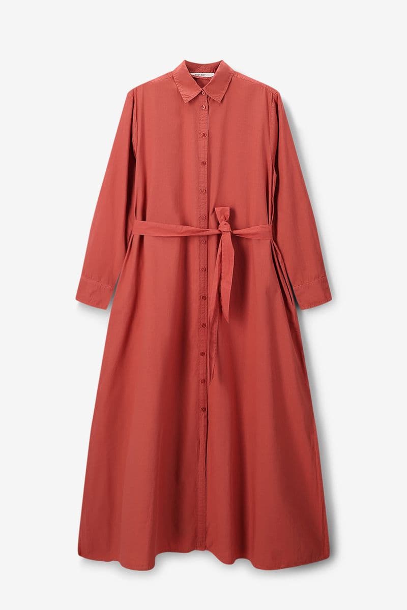 Robe Longue - Orange Foncé