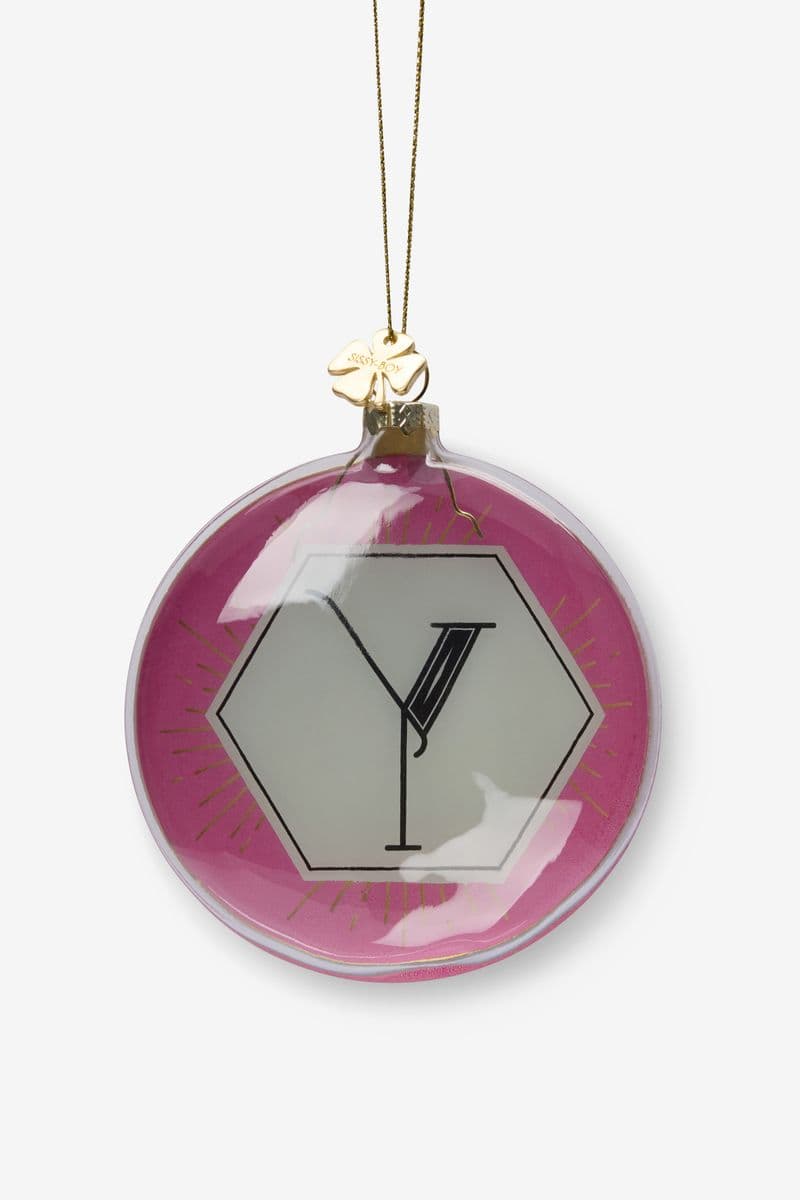 Boule De Noël Lettre Y