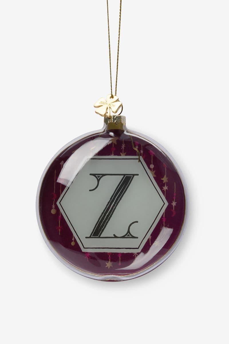 Boule De Noël Lettre Z
