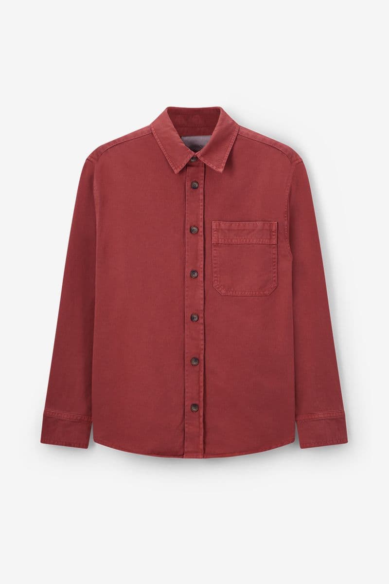 Veste En Tissu Sergé - Rouge
