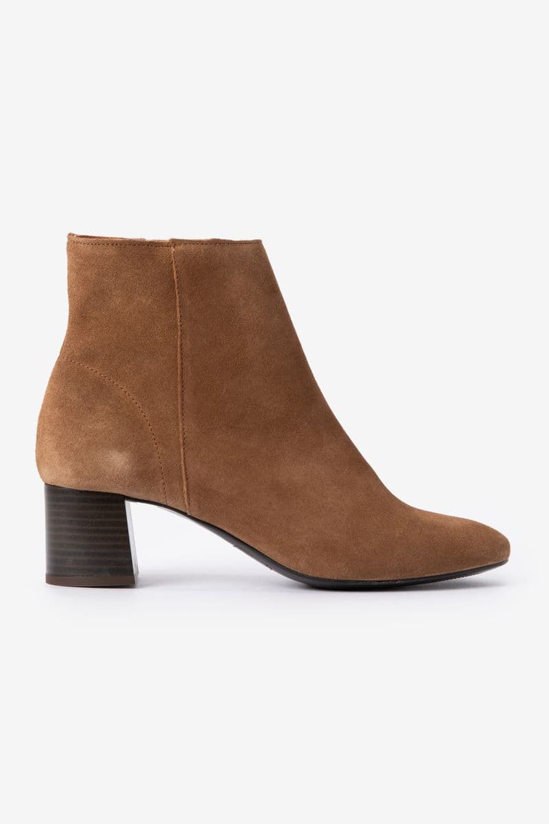 Bottines En Daim - Marron