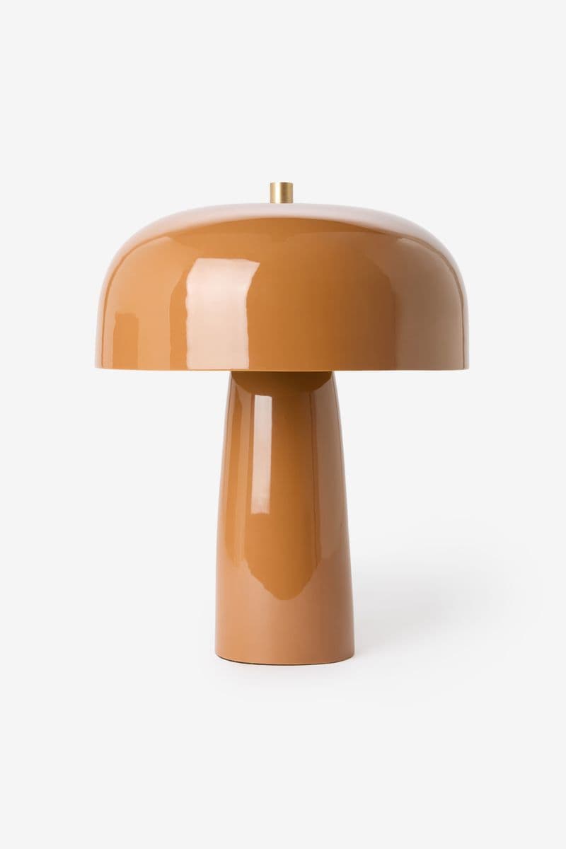 Lampe À Poser Coupole - Marron