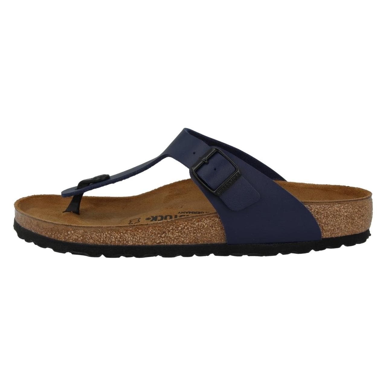 Birkenstock, Vrouwen, Sandalen, Gizeh Birko-Flor smal, Blauw, (36)