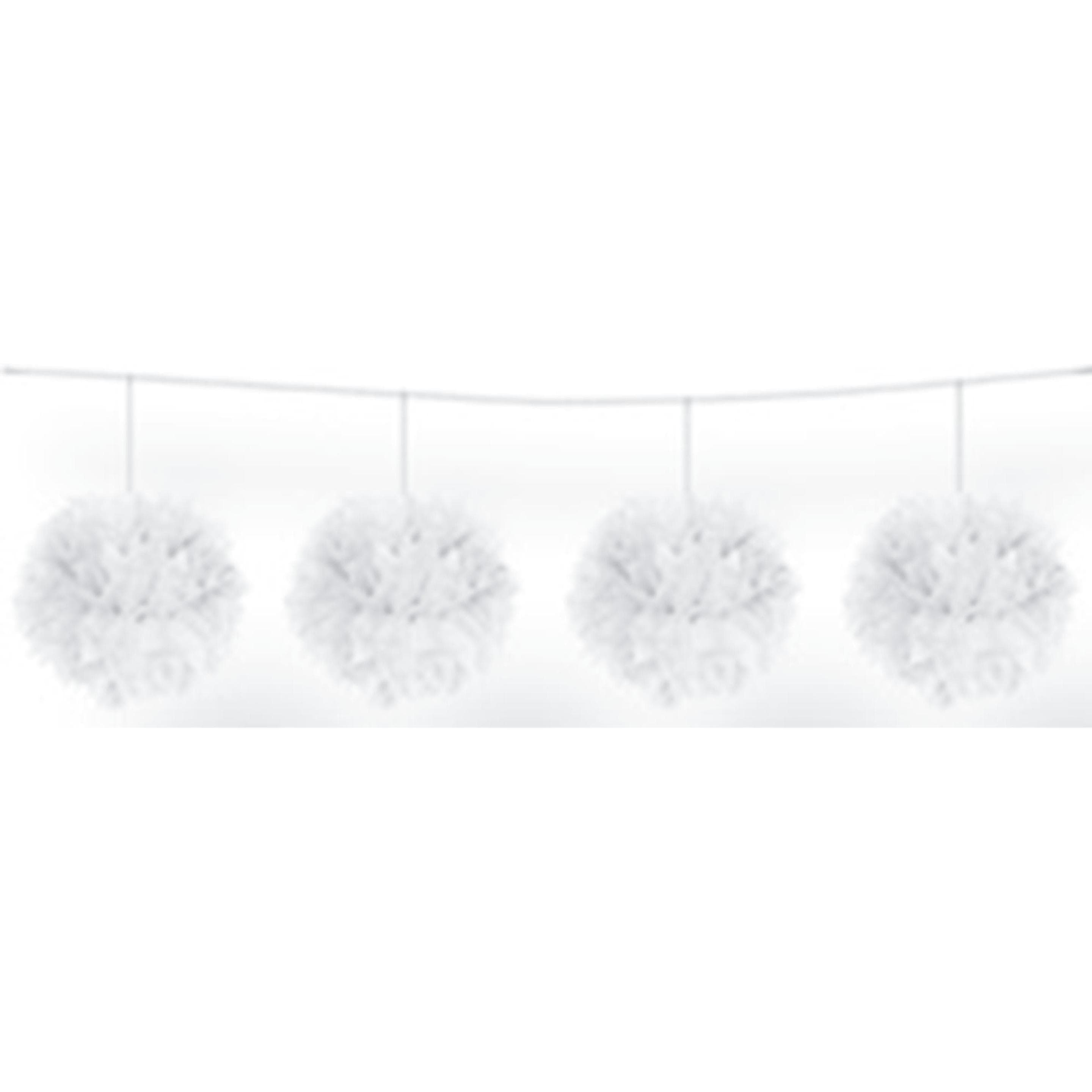Folat Wimpelketting slinger Pom Pom (4 Pcs.)