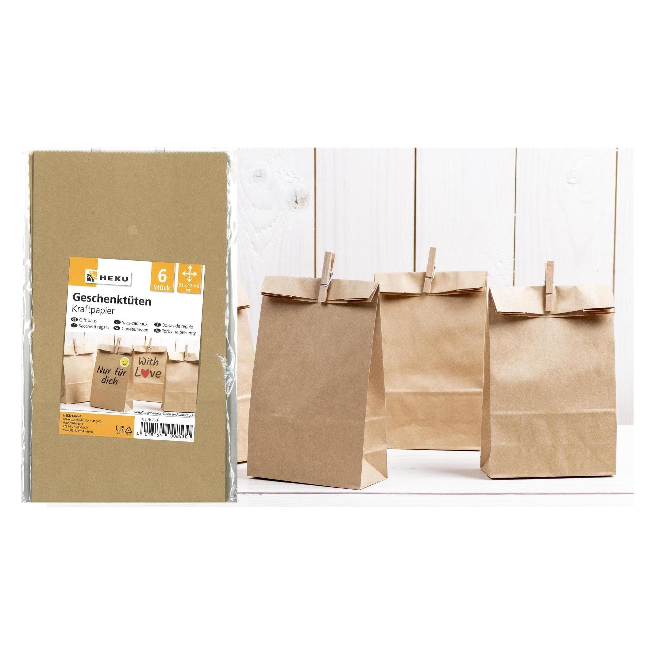 Heku, Cadeauverpakking, Geschenkzak set (6x)