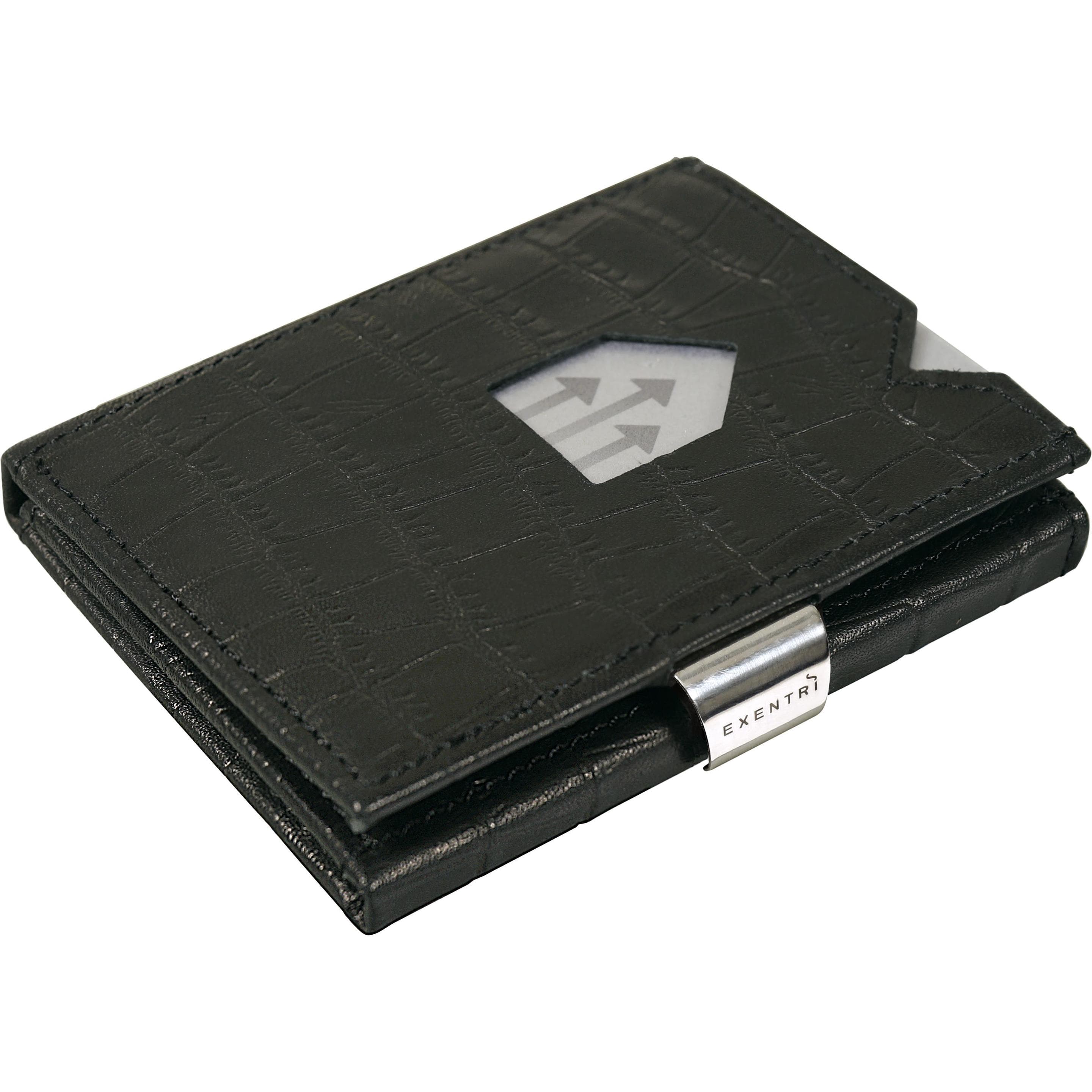 Exentri, Unisex, Portemonnee, Wallet, Zwart