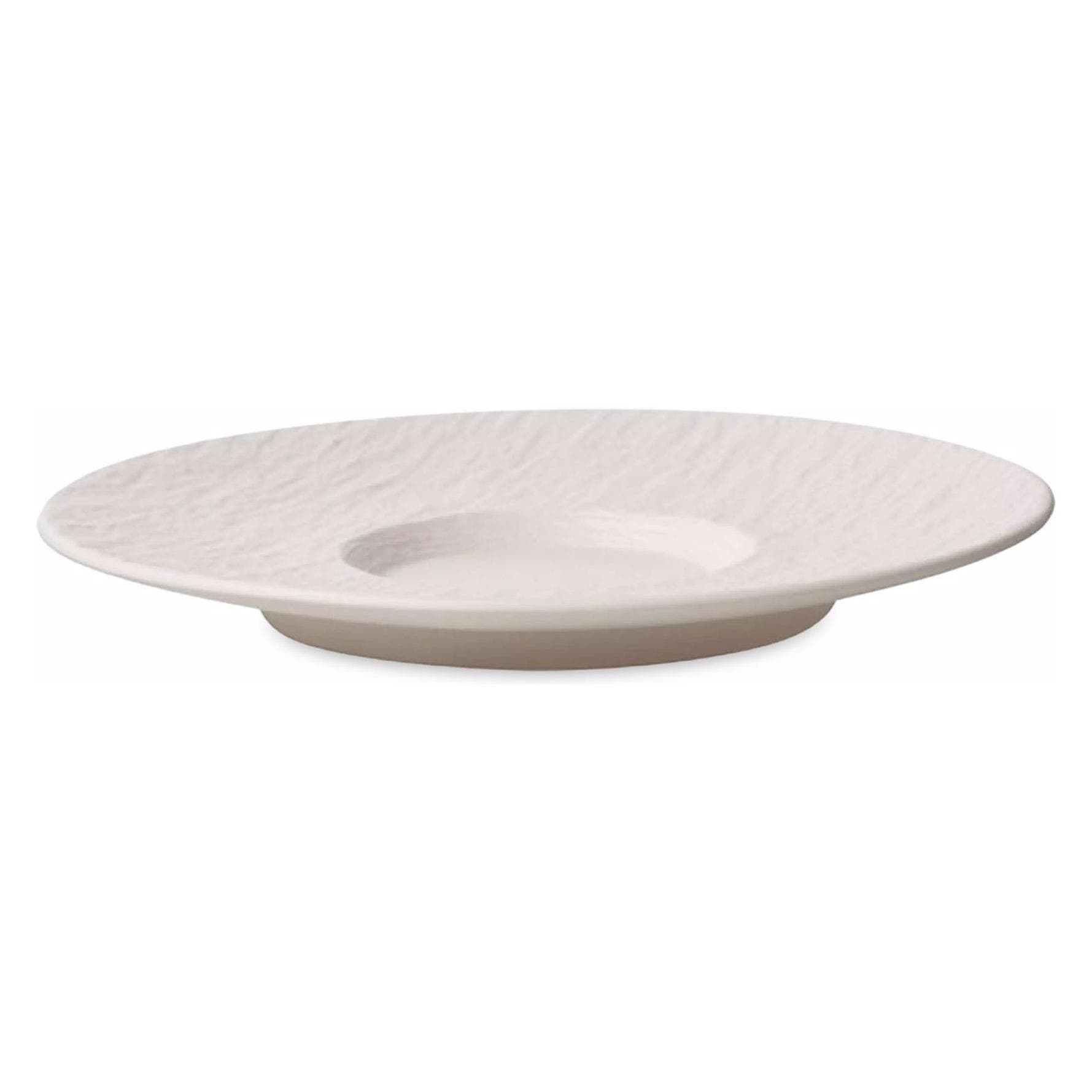 Villeroy & Boch Café au lait schotel Vervaardiging Rock blanc, Kopje, Wit