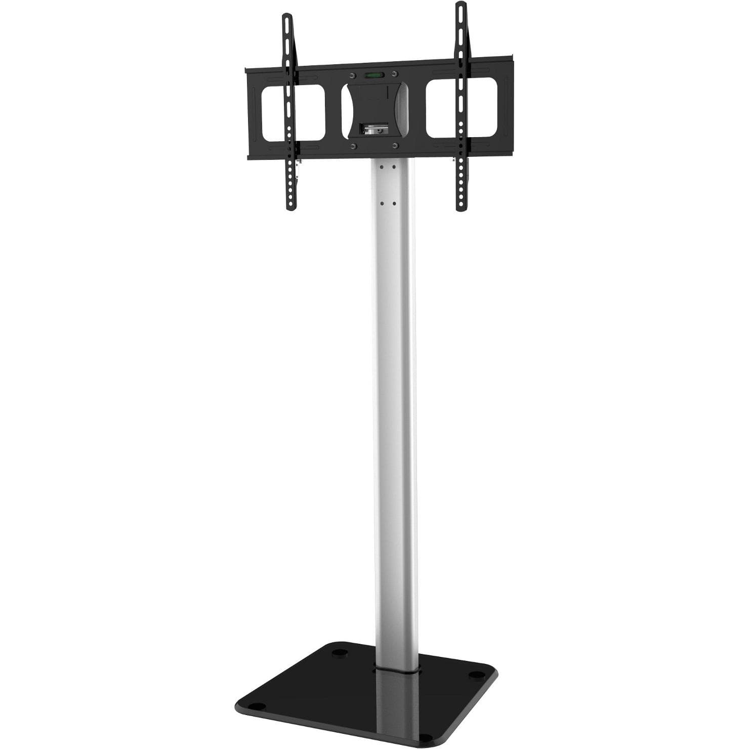 Techly ICA-TR11 (50 kg, 32" - 70"), TV-meubel, Zilver, Zwart