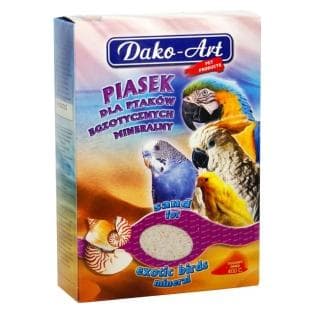 Dako-Art 5906554356172 Nest/strooisel voor tamme vogels (1.50 kg, Zand), Beddengoed