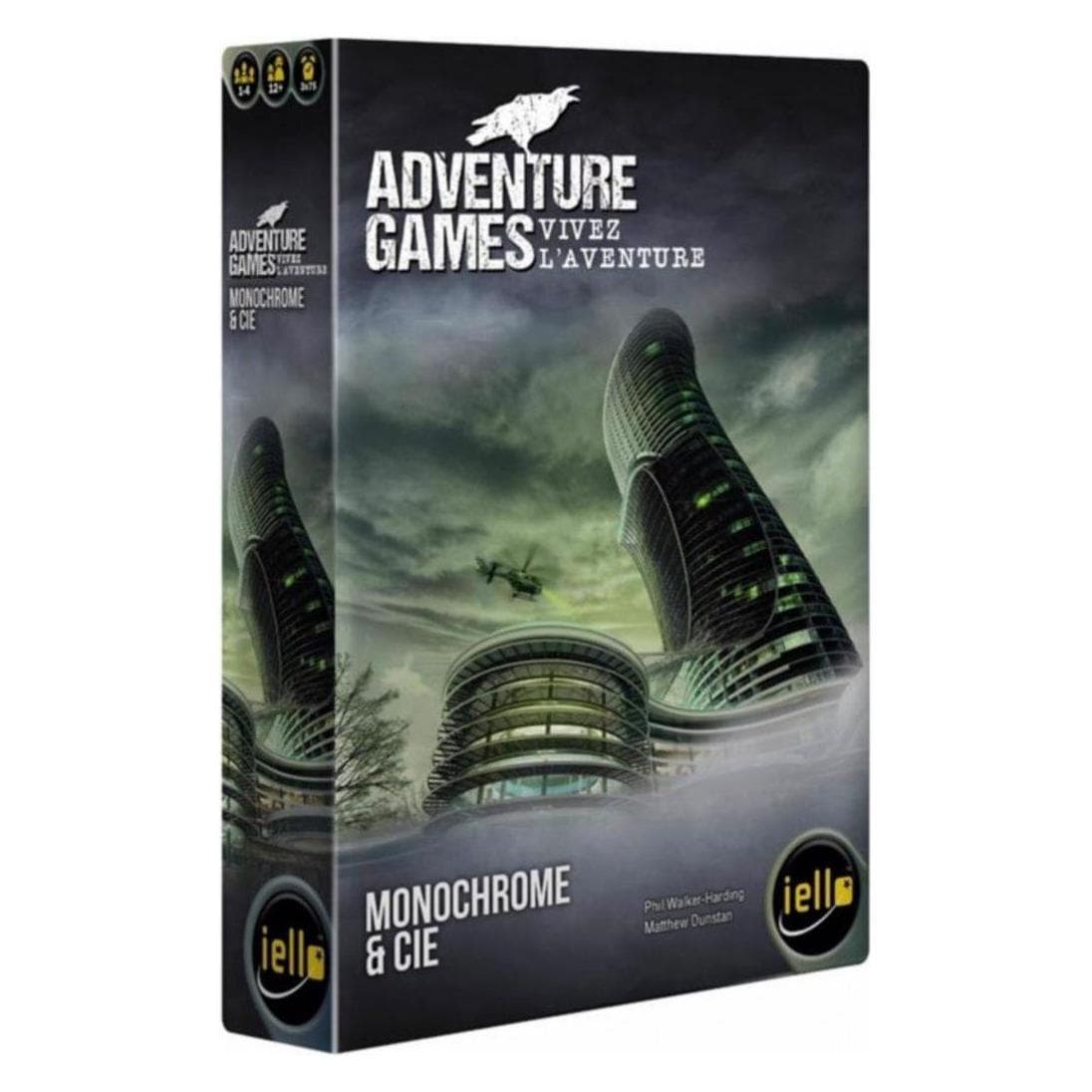 Iello Familiespel Adventure Games - Monochrome Inc. (Frans, 1 - 4 Spelers)