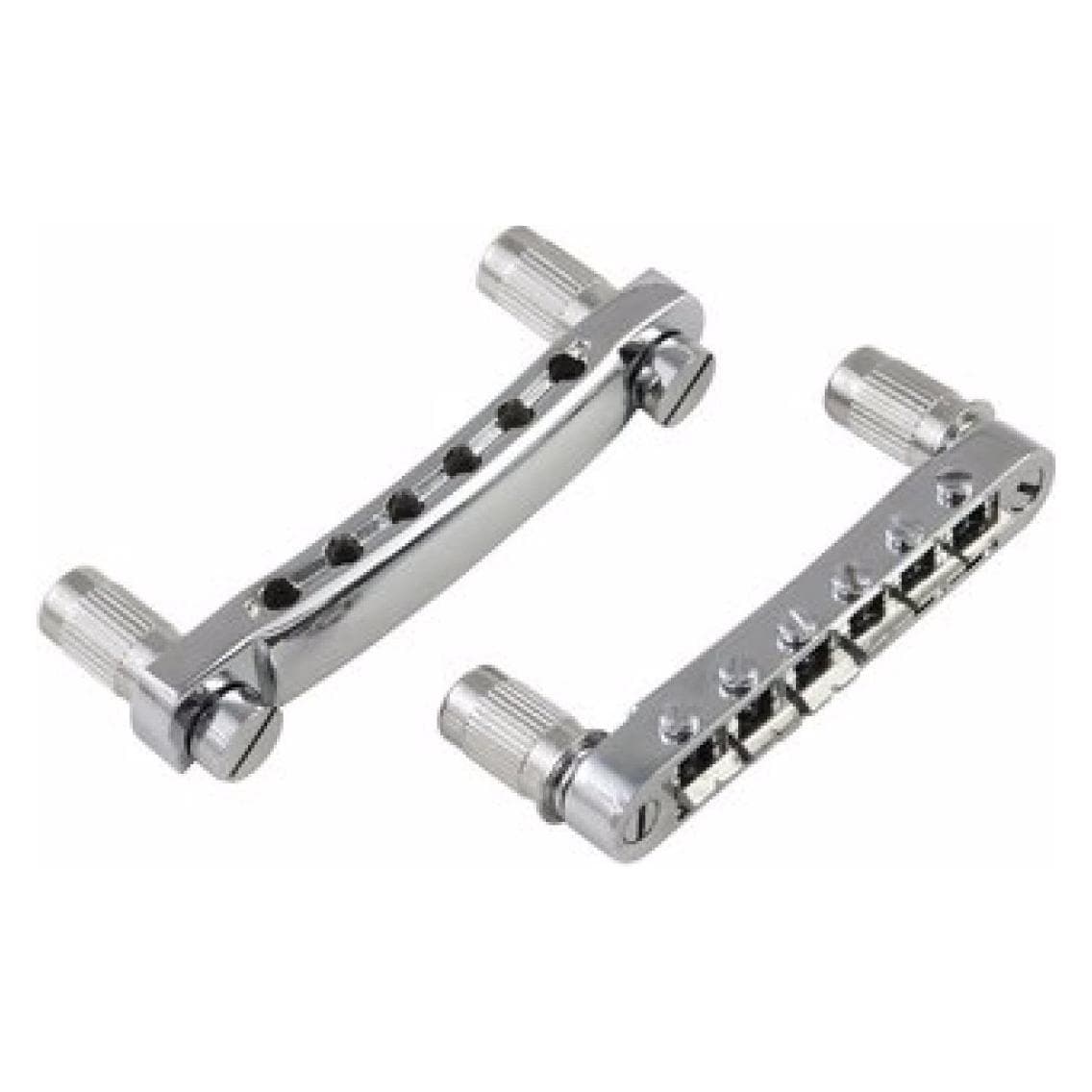 Dimavery Brug & aanslagstaartstuk voor LP-model, Gitaar accessoires