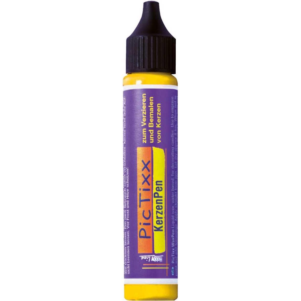Kreul, Kleuren + verf voor doe-het-zelvers, Kaarsen Pen geel (29 ml)