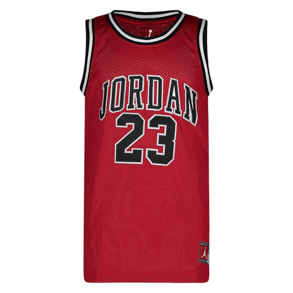 Jordan, Unisex, Sportief shirt, 23 Kinder Basketbal Shirt (128), Rood, 128