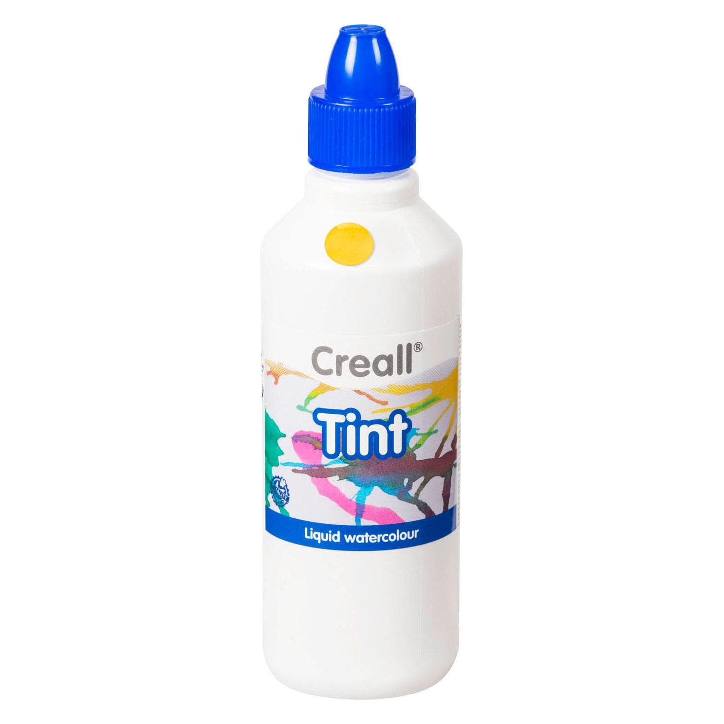 Creall, Kleuren + verf voor doe-het-zelvers, Waterverf Donkergeel, 500ml (500 ml)