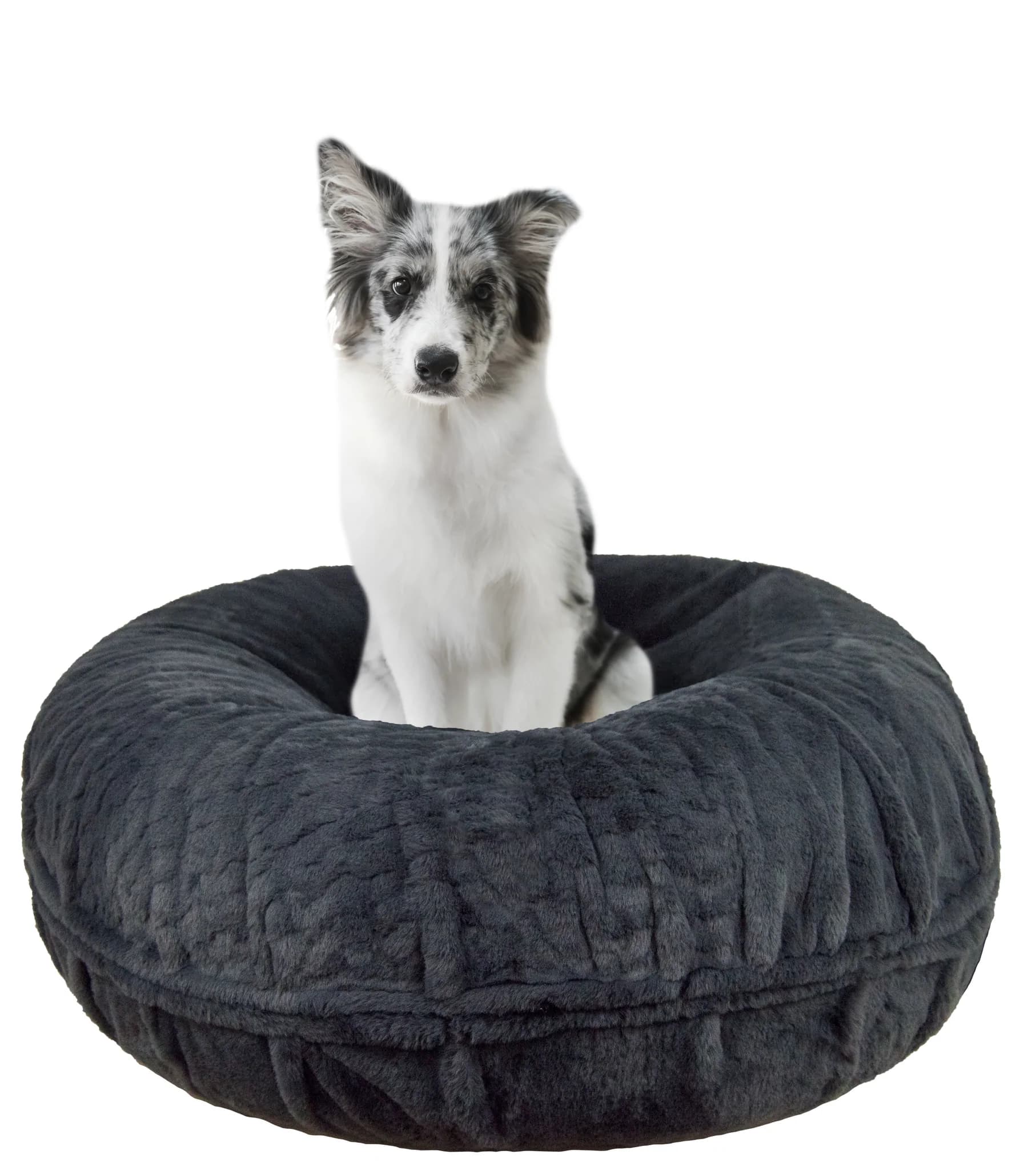 Bessie and Barnie - Bagel bed Short Shag Mystic Grey