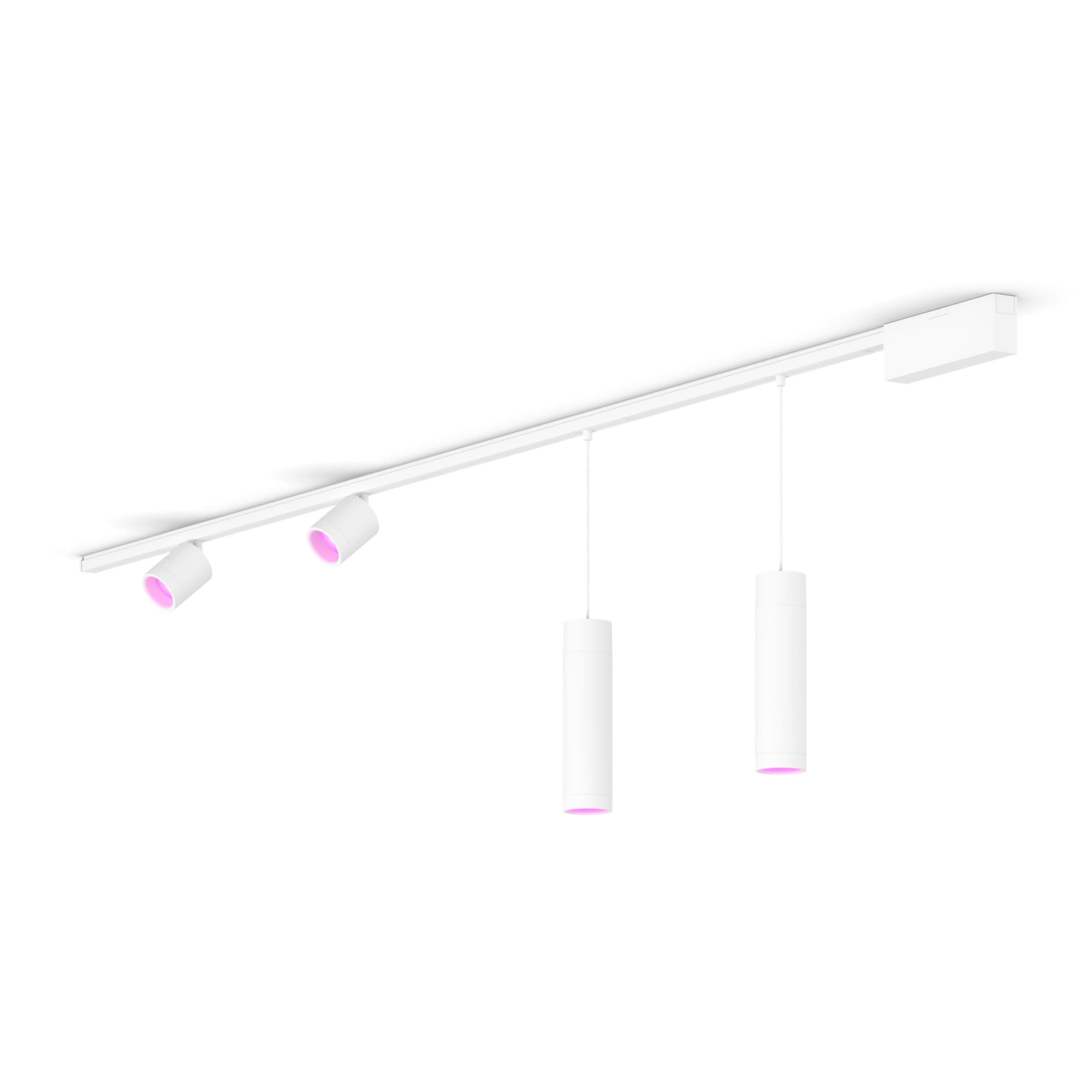 Philips Perifo Basisset Voor Recht Plafond (2 Spots, 2 Hanglampen)