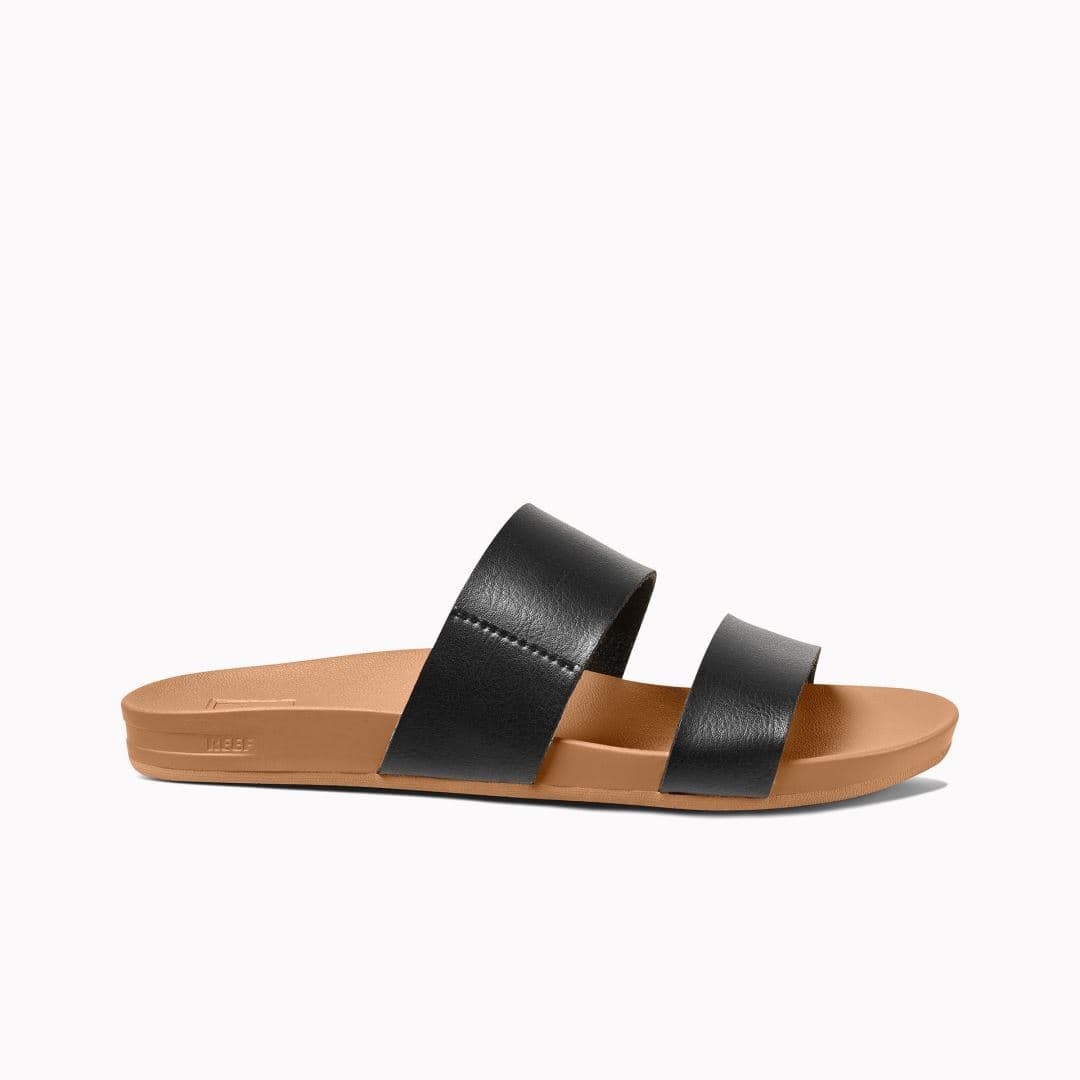 Cushion Vista Slipper Dames Black/Natural 7