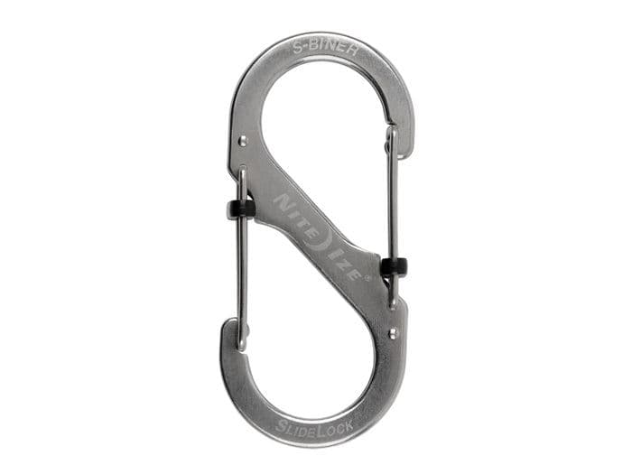 S-Biner #4 Slidelock Stainless Carabine Zilver Kleurig