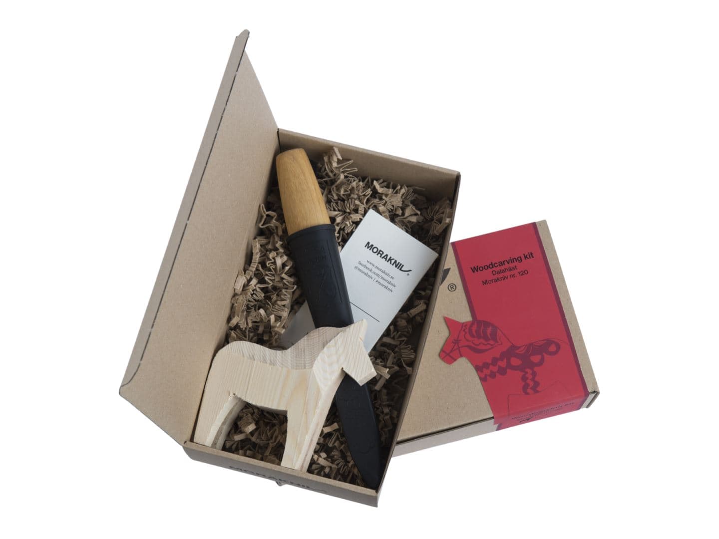 Woodcarving Kit Dalahorse 120 Vastmes Bruin