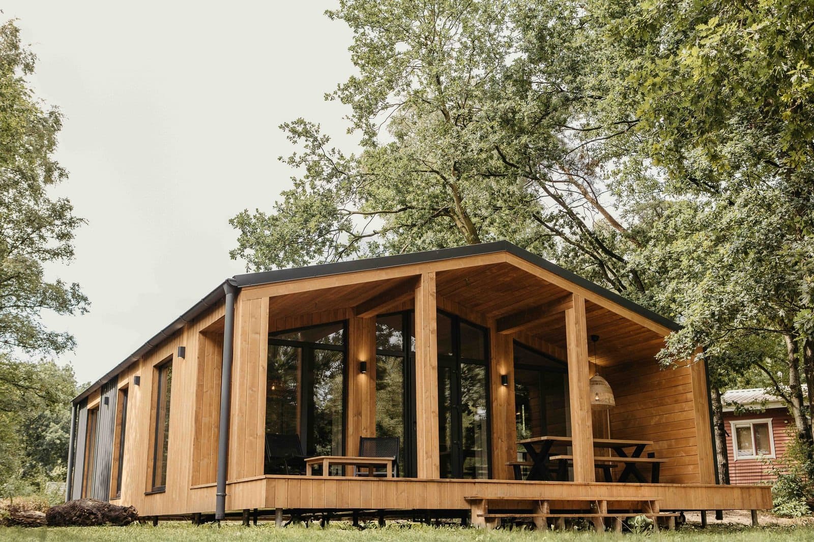 Lodge met sauna 4 - personen