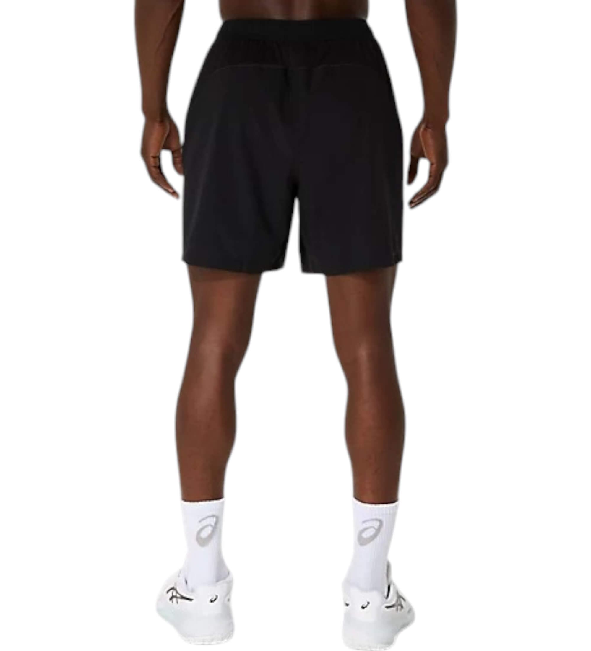 Asics pour homme. 2041A344 Short Court 7in noir (2XL), Sport, Tennis/Padel, Multisport, Polister recyclé, Durable
