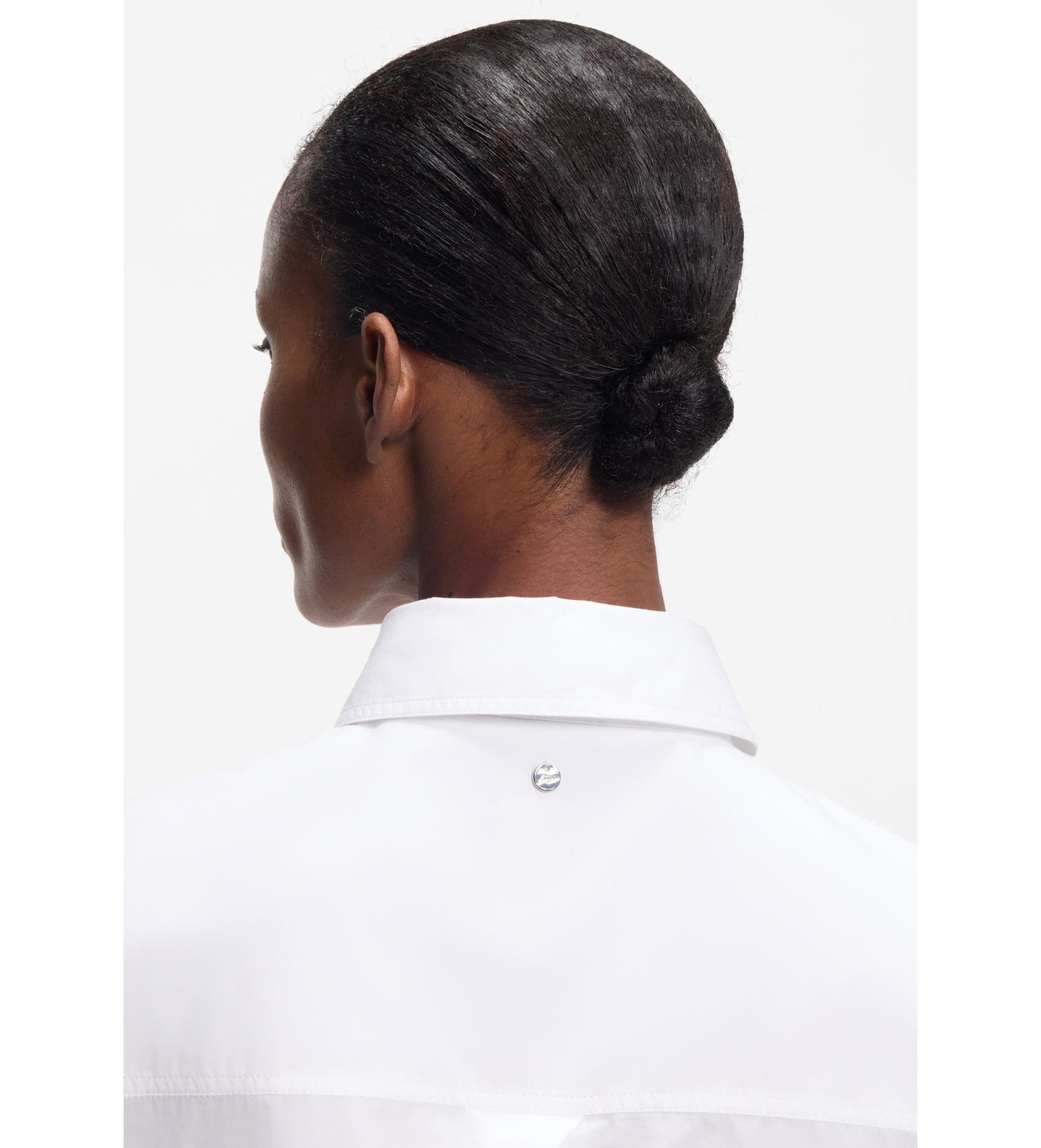 BOSS für Damen. 50553532 Bonsta Hemd weiß (36), Klassisch, Langarm, Stoff