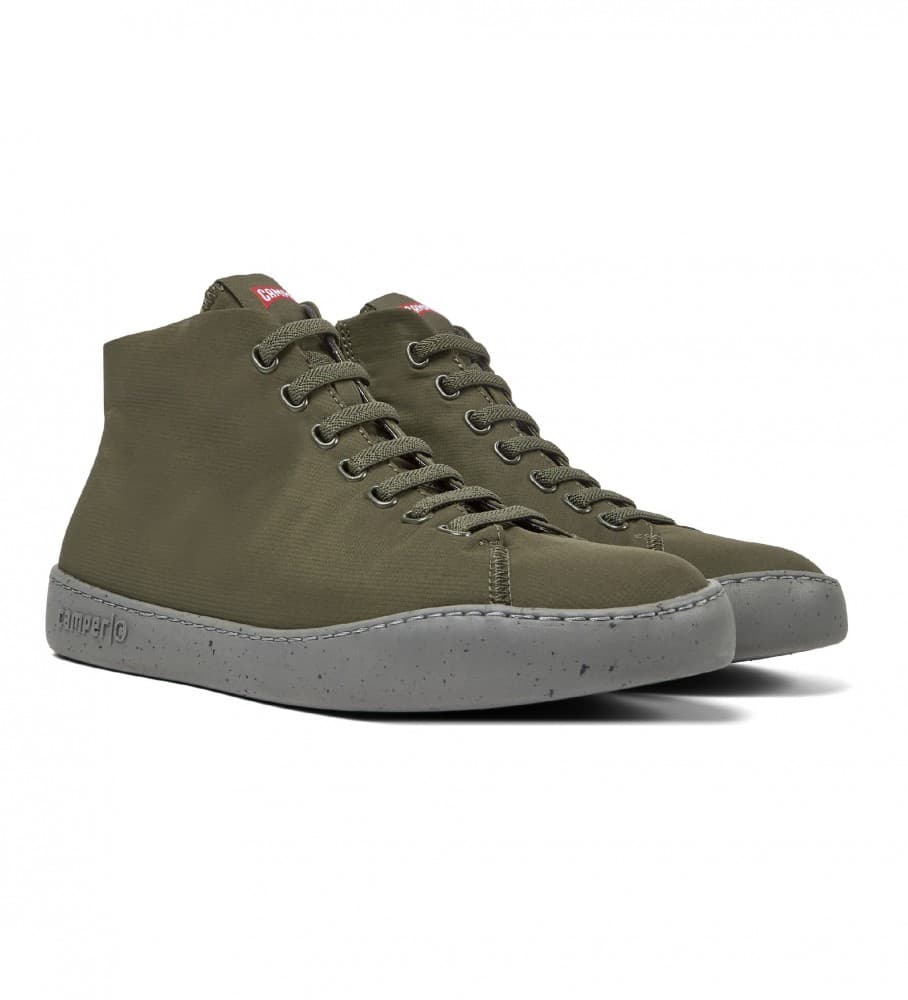 Campervoor mannen. K300270-014 Trainers Peu Touring groen (43), 1 tot 3 cm, Veters, Casual, Gerecycled polyester