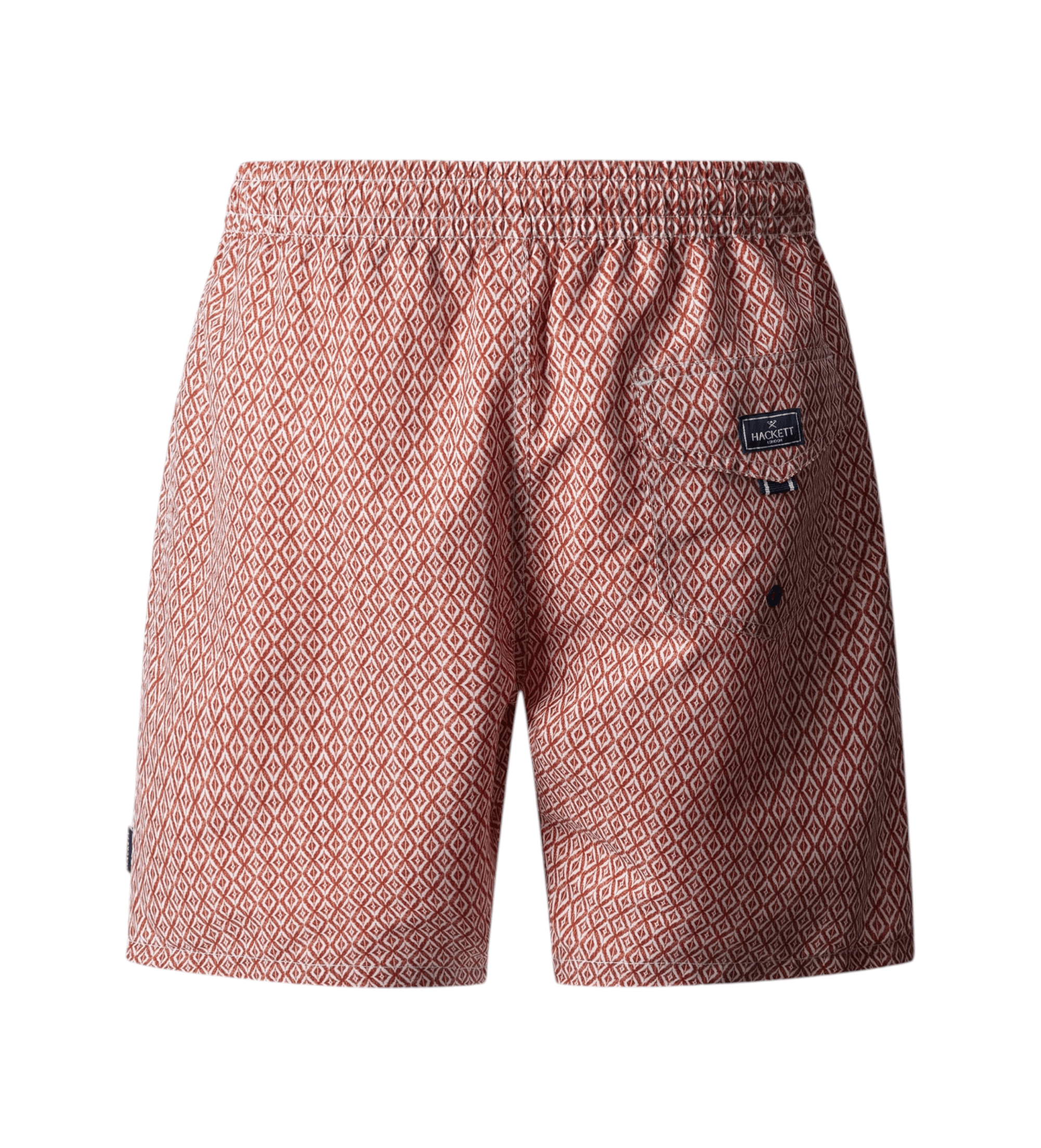 Hackett London für Herren. HMB100031 Lehm-Badeanzug rot (S), Lässig, Strandbekleidung, Polyester