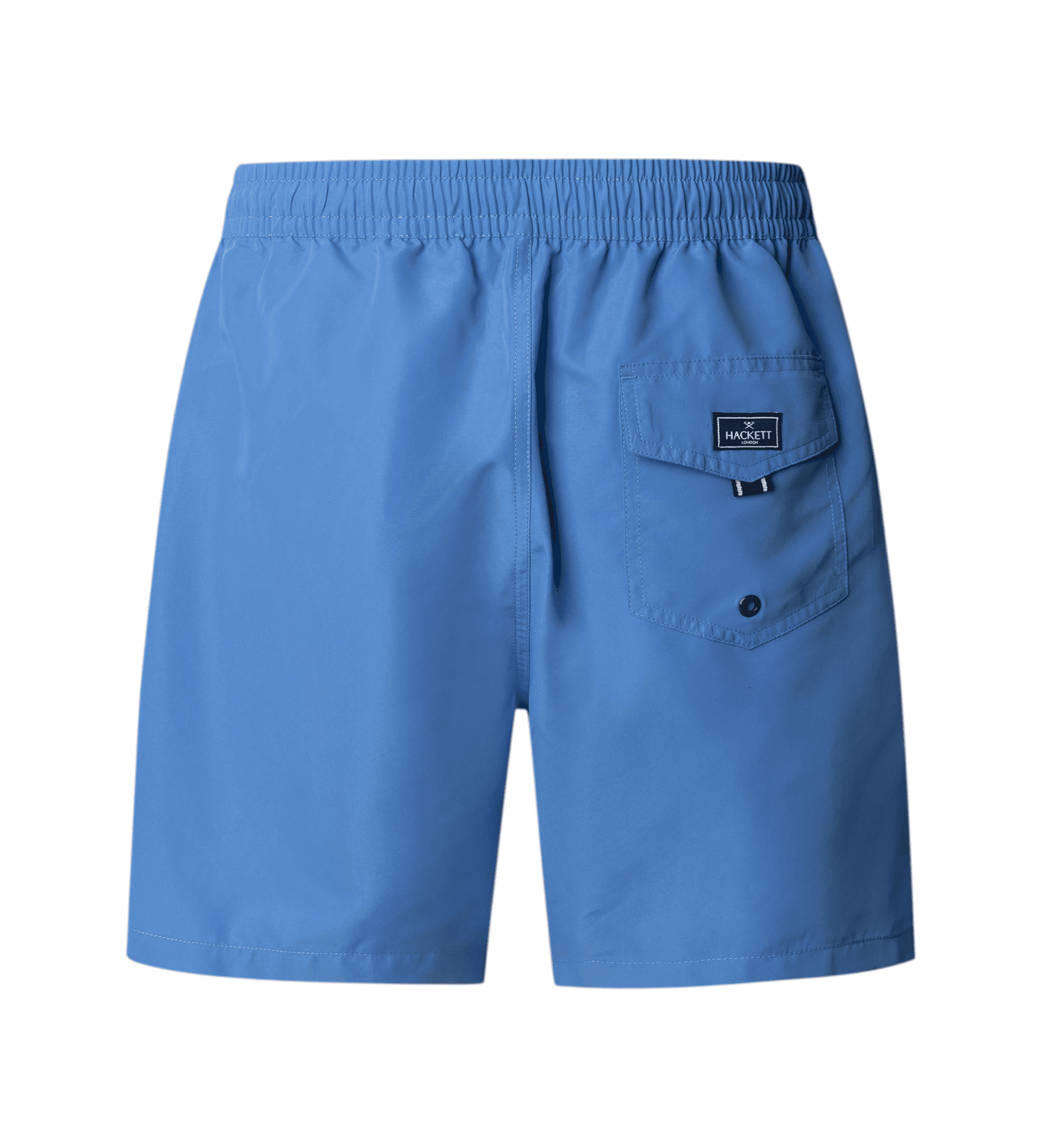 Hackett London für Herren. HMB100048 Icon Solid blue Badeanzug (XL), Weiß, Lässig, Strandbekleidung, Polyester