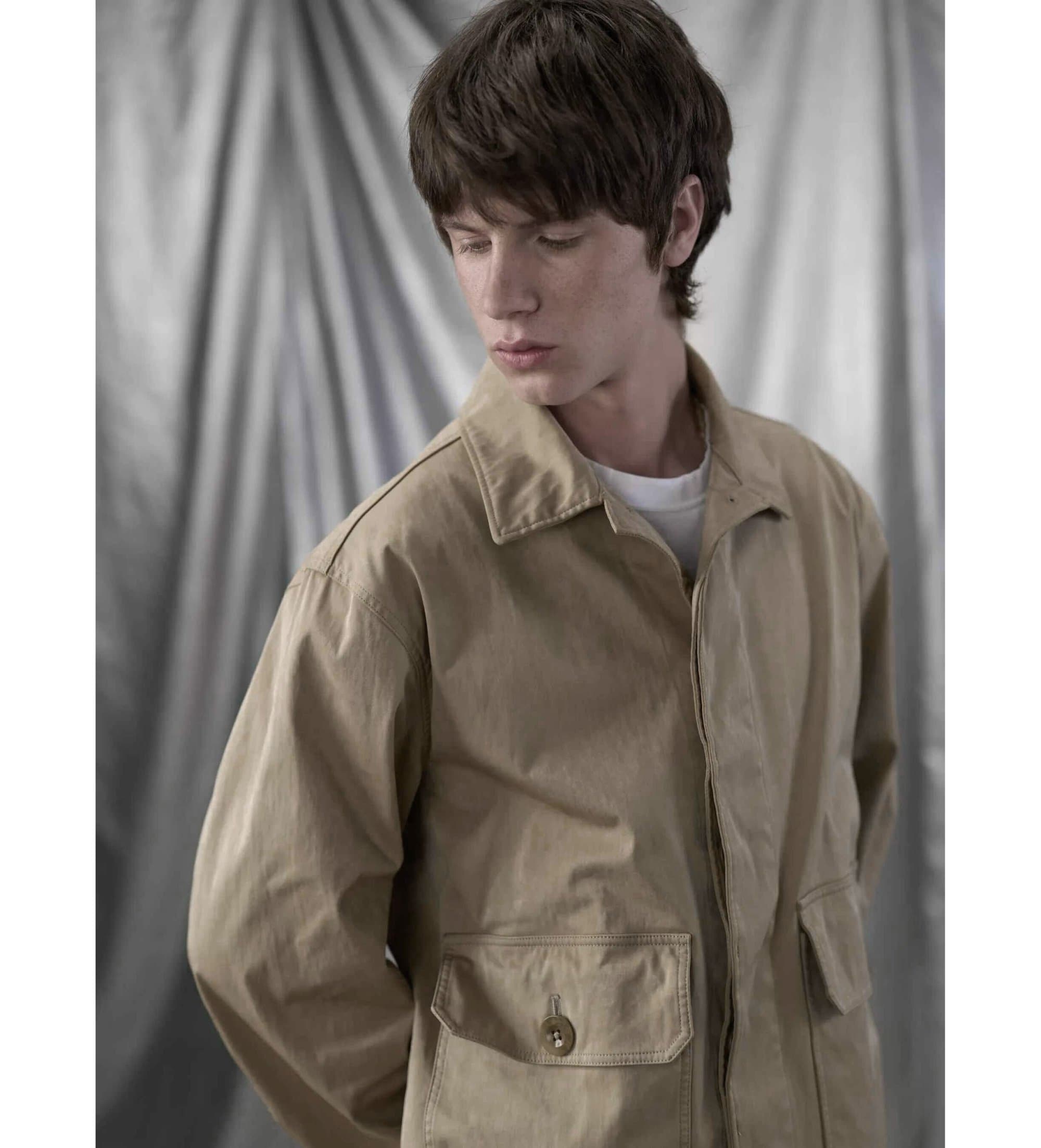Ten c für Herren. 26CTCUC04107 Foyle Jacke taupe (50), Lässig, Polyester