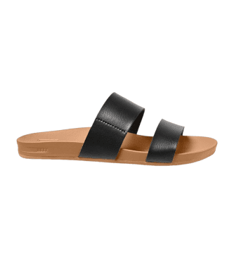 Reefvoor vrouwen. RF0A3OKSBLN Cushion Vista Sandalen zwart (38.5), Plat, Geen, Casual