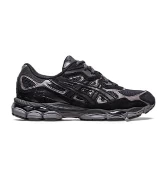 Asicsunisex. 1201A789 Trainers Gel NYC zwart (40), Plat, Veters, Casual, Sportief, Running, Meerdere sporten
