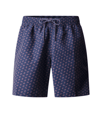 Hackett Londonvoor mannen. HMB100027 Krab zwempak marine (S), Blauw, Casual, Strandkleding, Polyester