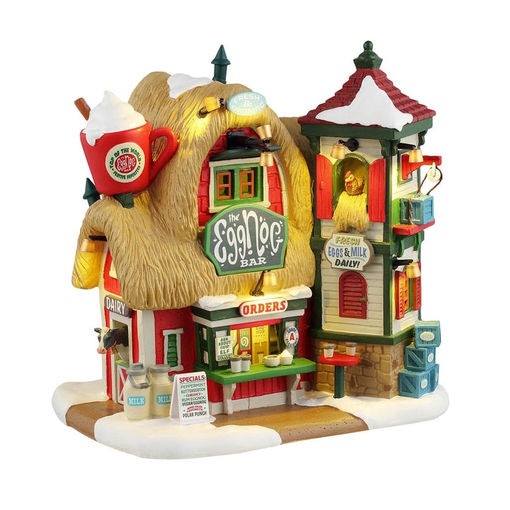 Lemax the eggnog bar Santa's Wonderland 2024