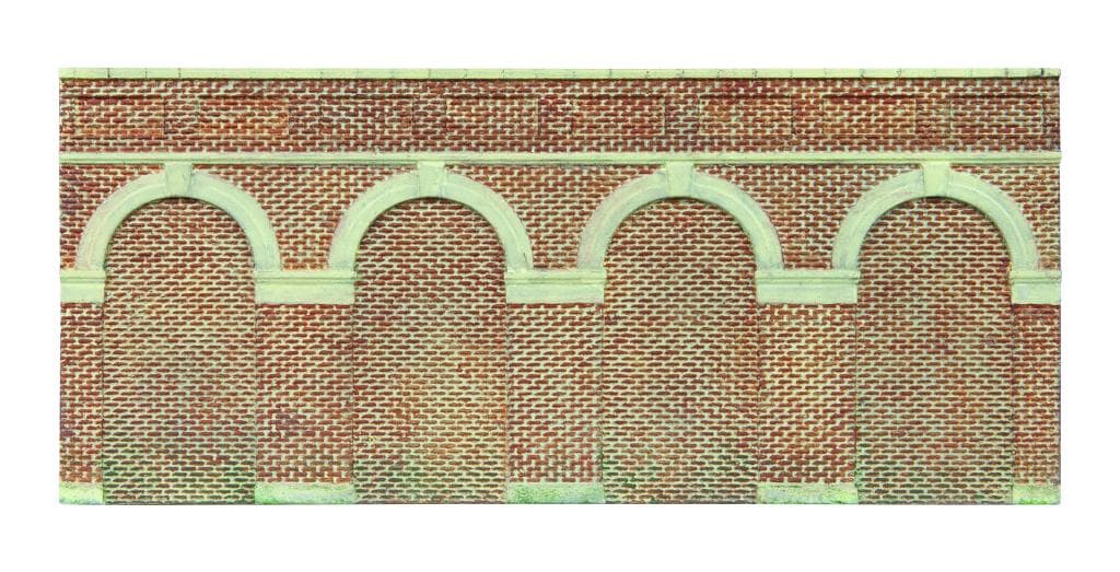Hornby Bakstenen steunmuren 2st 1:76