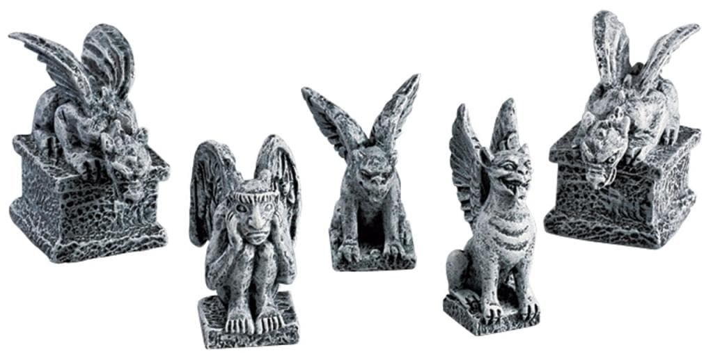 Lemax gargoyles s/5 Spooky Town 2005