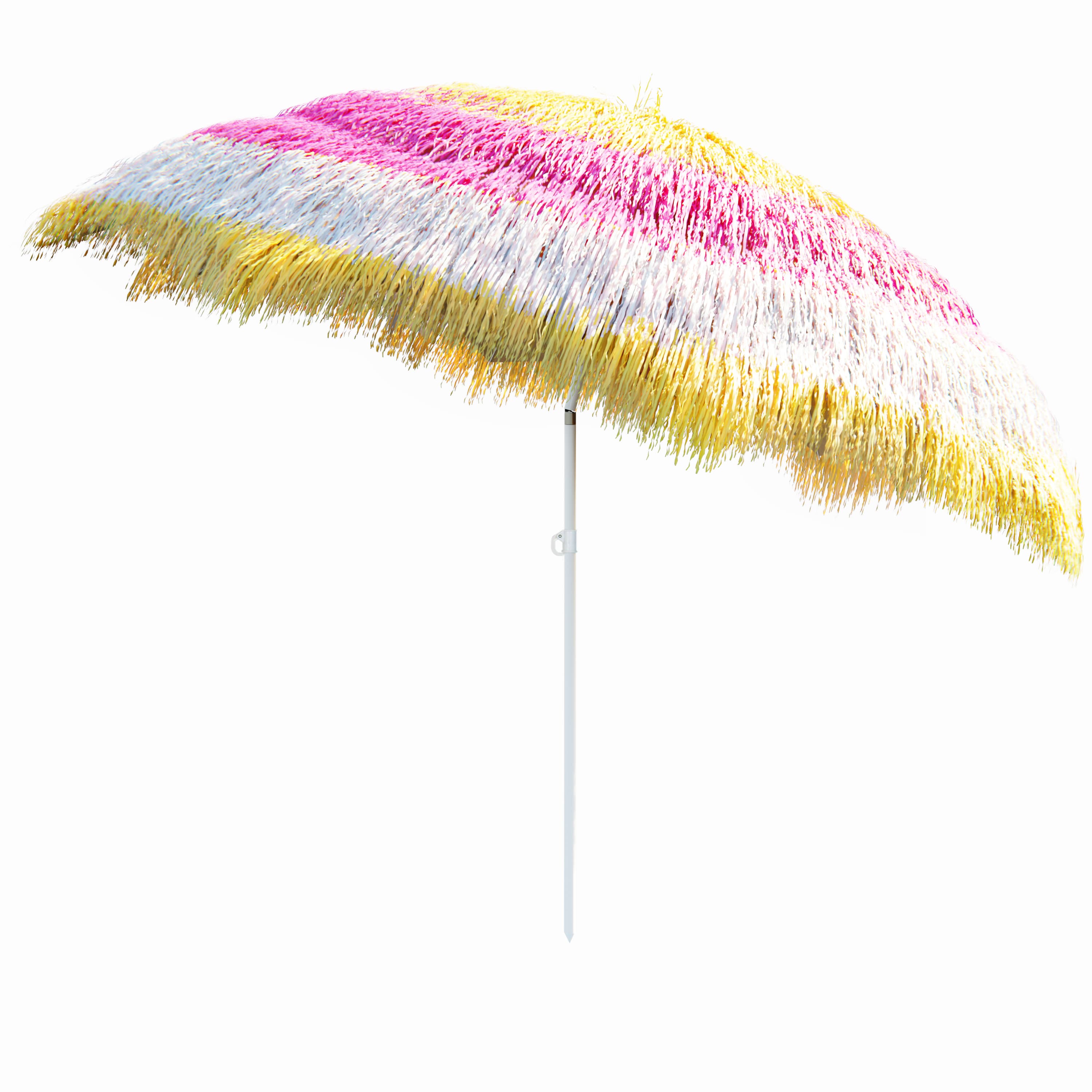 Parasol Hawaii Multicolor Ø160cm UV-bescherming 30+