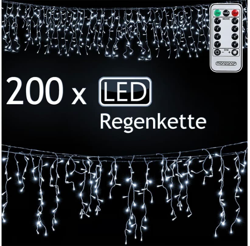 LED Kerstverlichting 10m Koud - Wit