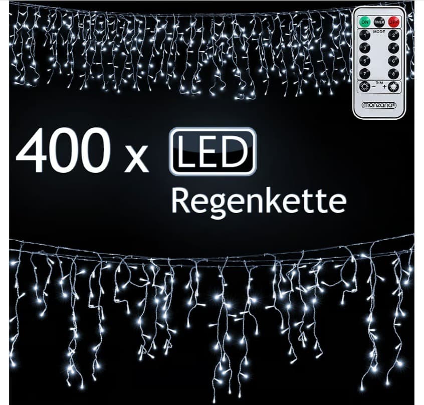 LED Kerstverlichting 15m Koud-Wit