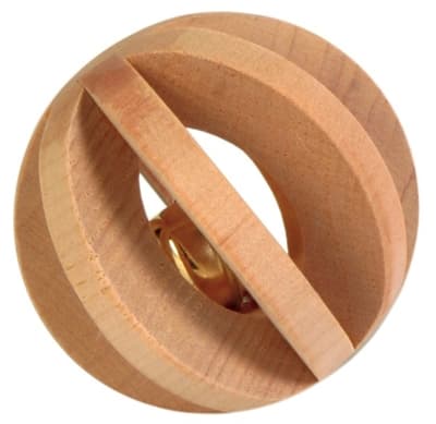 TRIXIE BAL HOUT MET BEL 6 CM