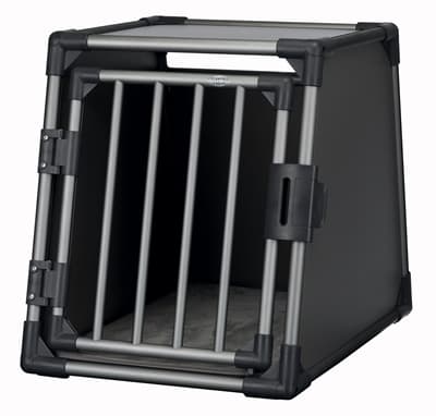TRIXIE VERVOERSBOX ALUMINIUM GRAFIET M 74X55X61 CM