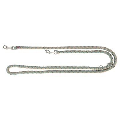 TRIXIE HONDENRIEM CAVO VERSTELBAAR SALIE GROEN / ZAND 200X1,8 CM