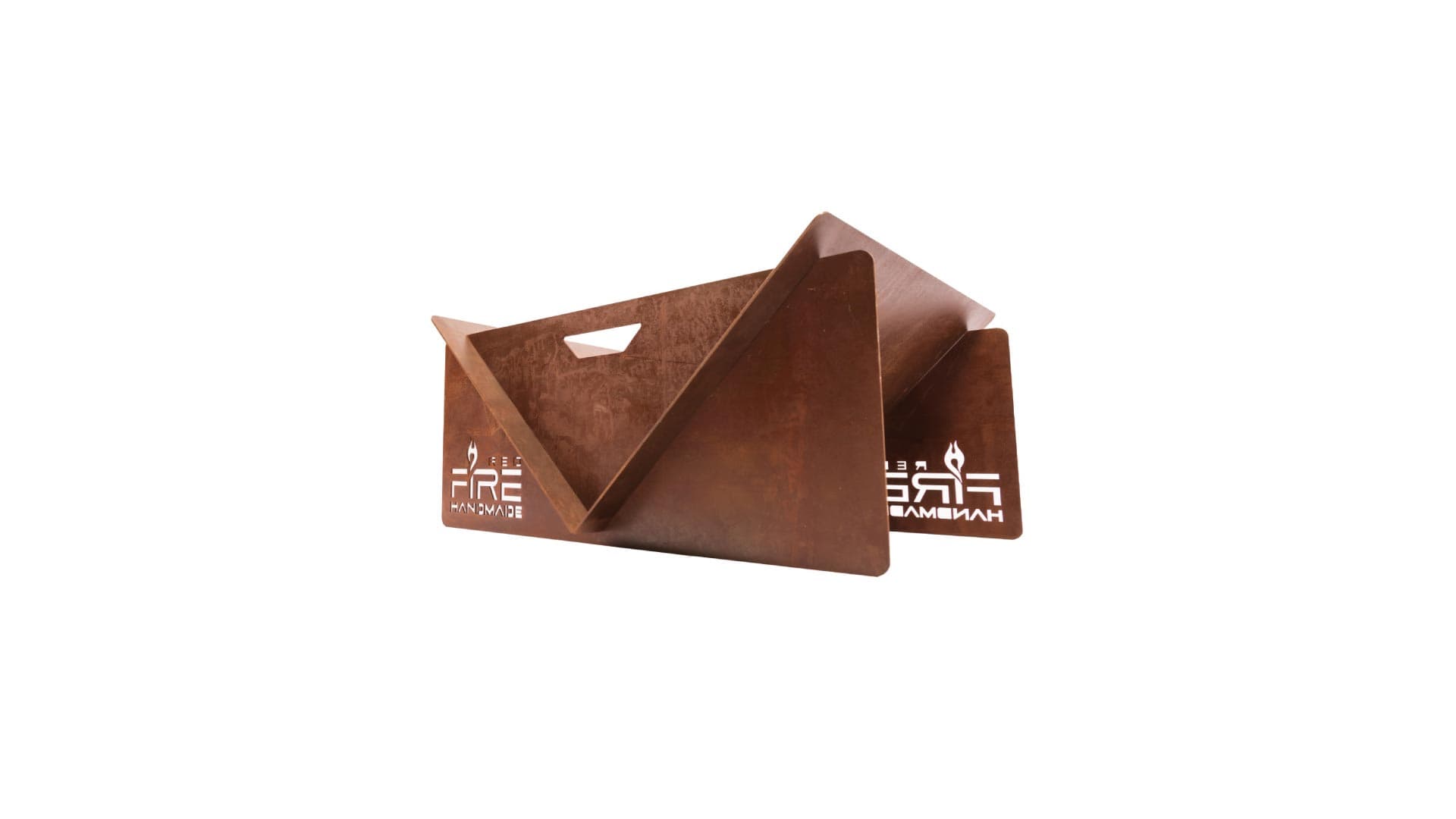 Firepit V Vuurschaal Handmade Roest