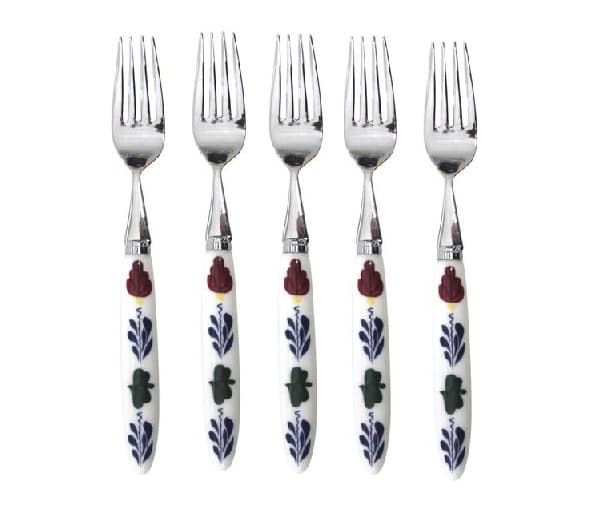 Boerenbont Gebaksvork / Dessertvork 16cm set 5 Stuks