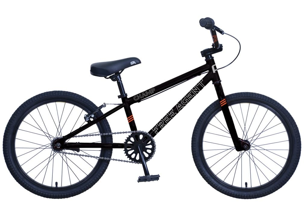 Free Agent Champ 17 Inch  Black Bmx Fiets Zwart 17