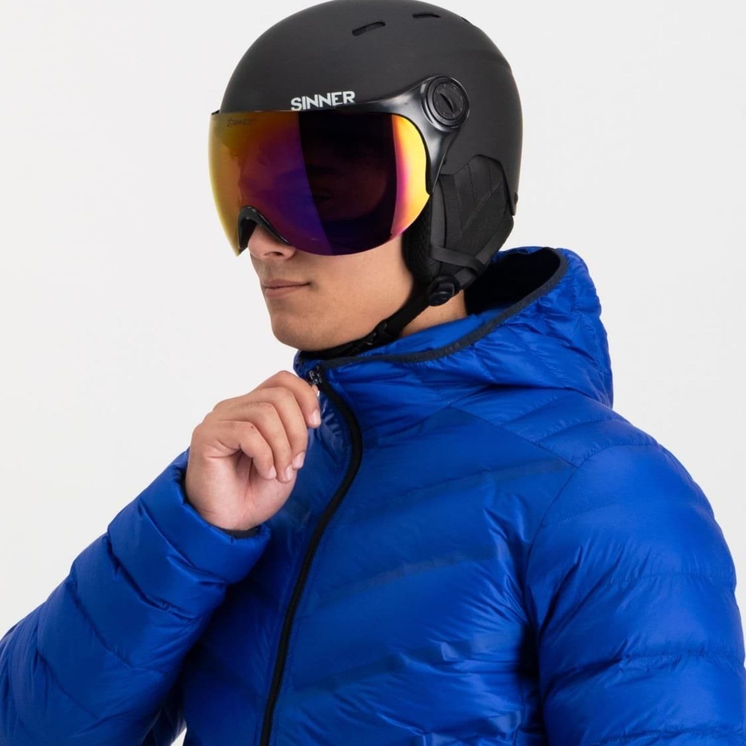 Sinner Typhoon Visor Vizierhelm Zwart 55-59